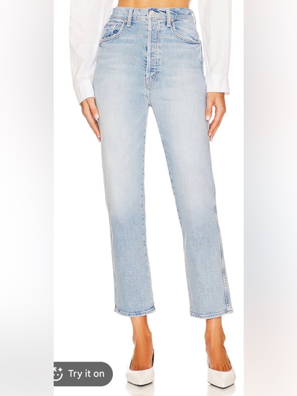 Mother Superior The Tippy Top Frisky Ankle Jeans I Confess Sz 32